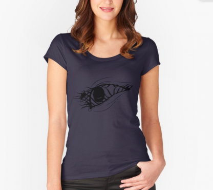 Aeon Flux fly eye shirt navy