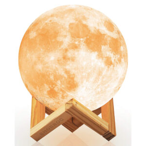 3d printed moon light usb charging cordless