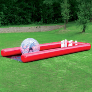 Human bowling game