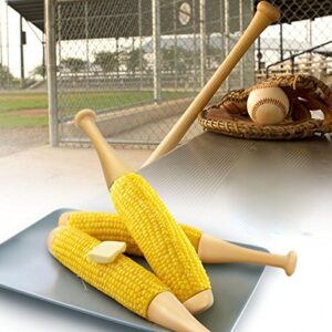 Baseball Bat Corn-on-the-Cob Holders