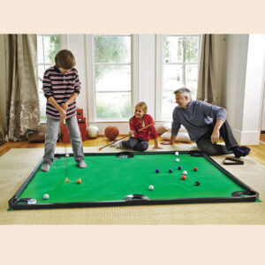 Putting pool table combo game from Hammacher Schlemmer