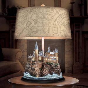 Harry Potter Hogwarts Castle Lamp with Marauders Map Shade