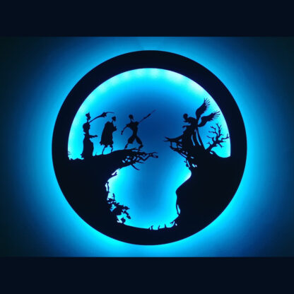 Tale of the Three Brothers Silhouette Wall Art